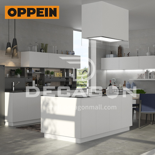  Modern design  UV lacquer with HDF kitchen cabinet-OP16-L18